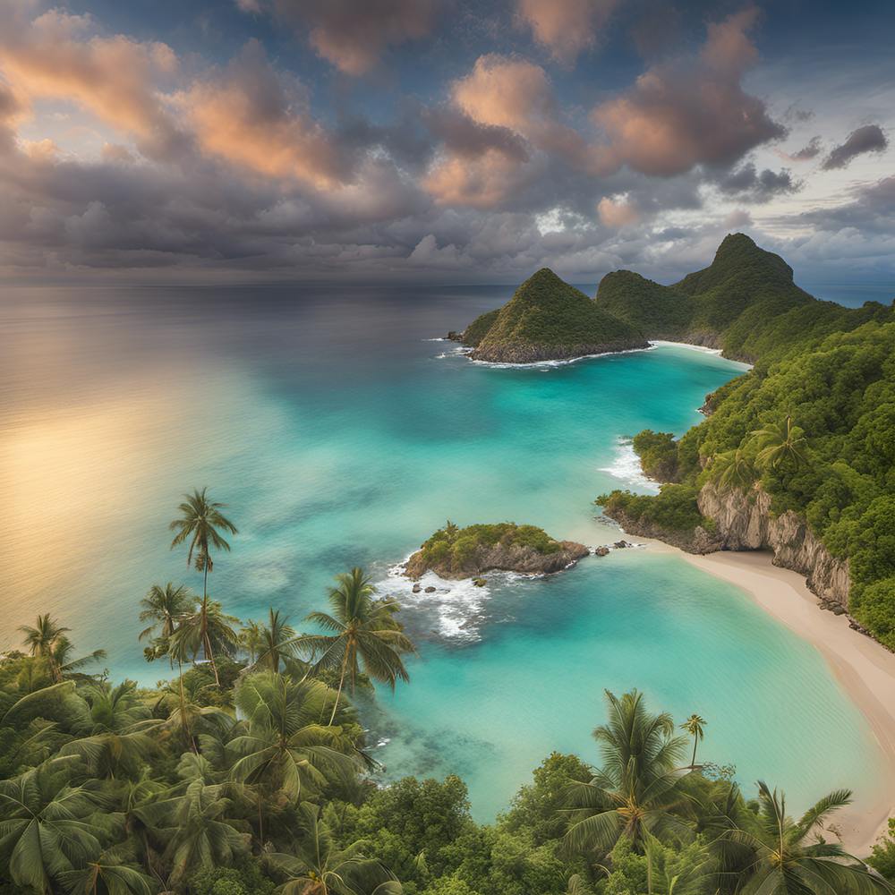 Coucher de Soleil à la Plage