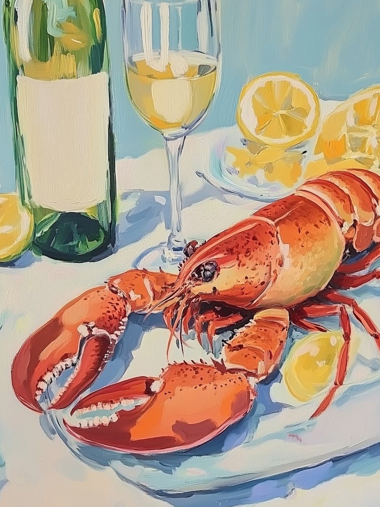 Red Lobster And Wine