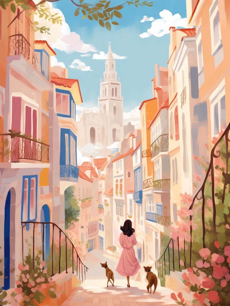 Alicante Spain 6 Illustration