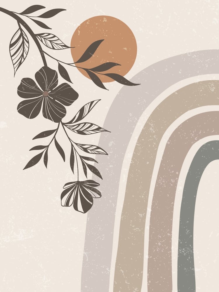 Rainbows And Flowers