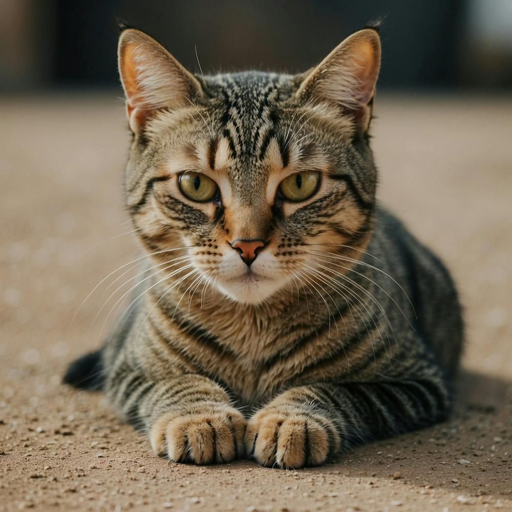Portrait Of A Cat