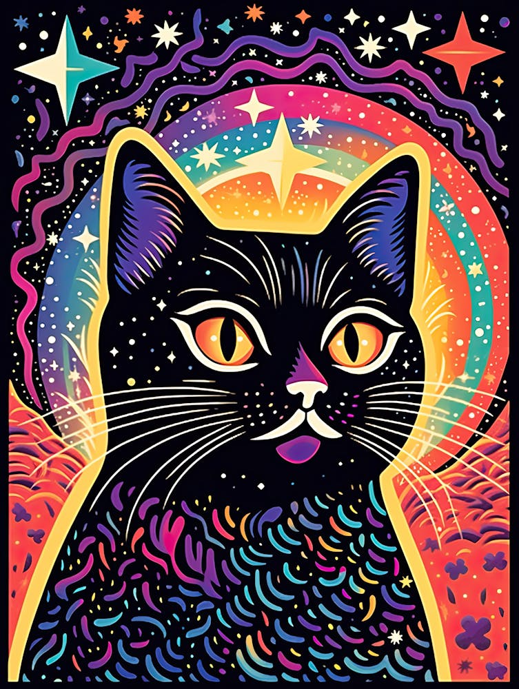 Astral Furventures, Psychedelische Katzen Serie