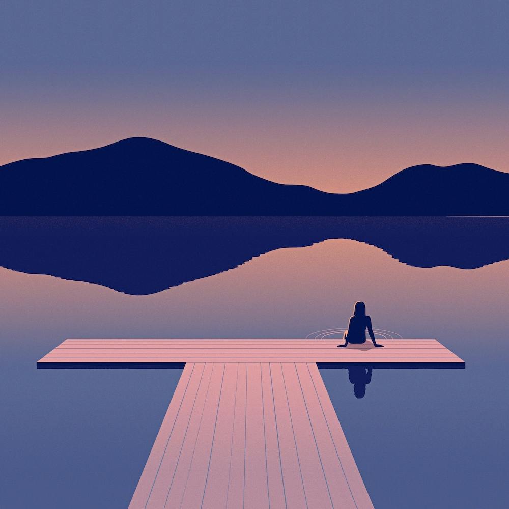 A Glassy Lake 1 Square