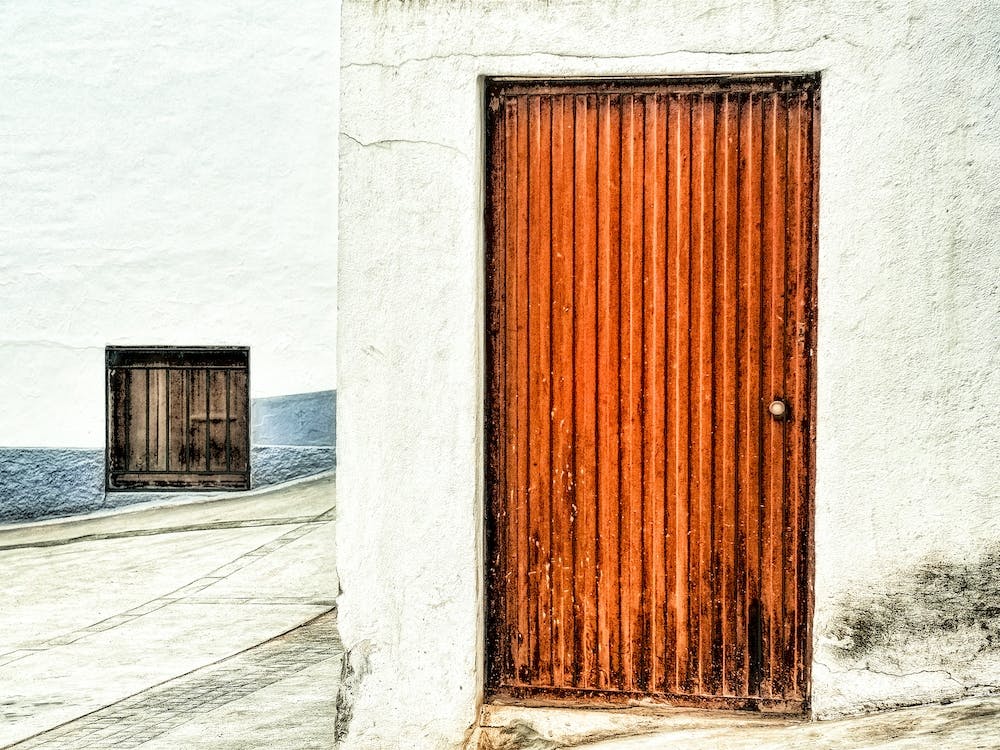 Rusting Metal Door Spain