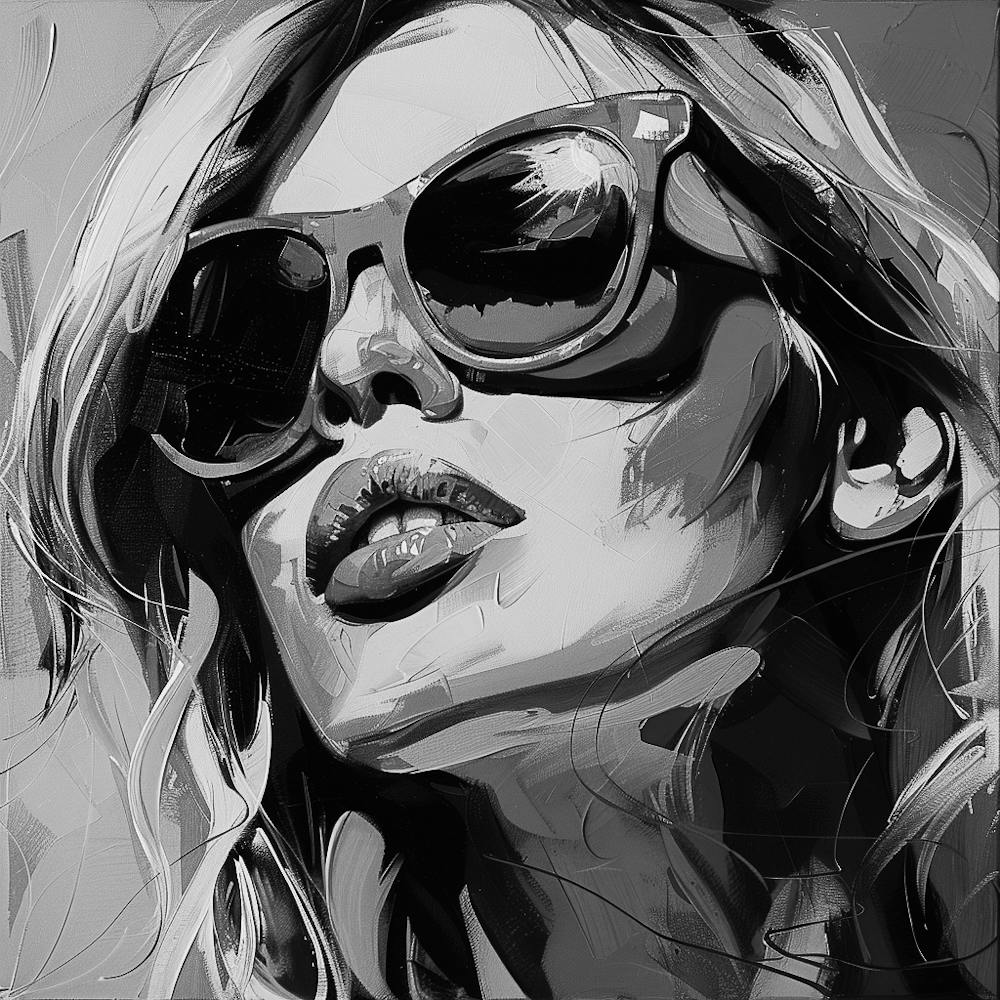 Black And White Painting 42