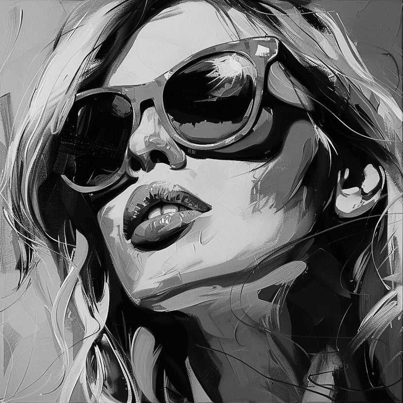 Black And White Painting 42