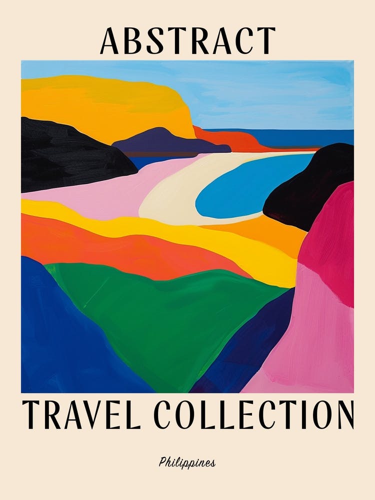 Abstract Travel Collection Poster Philippines 2