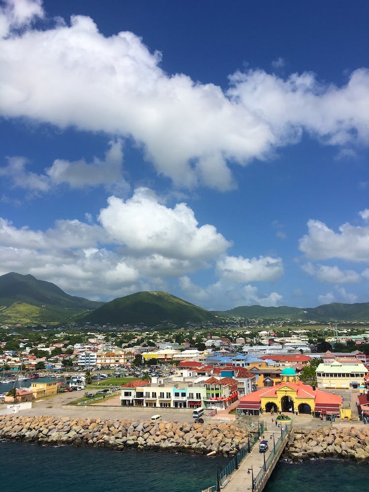 View of Saint Kitts - Vertical