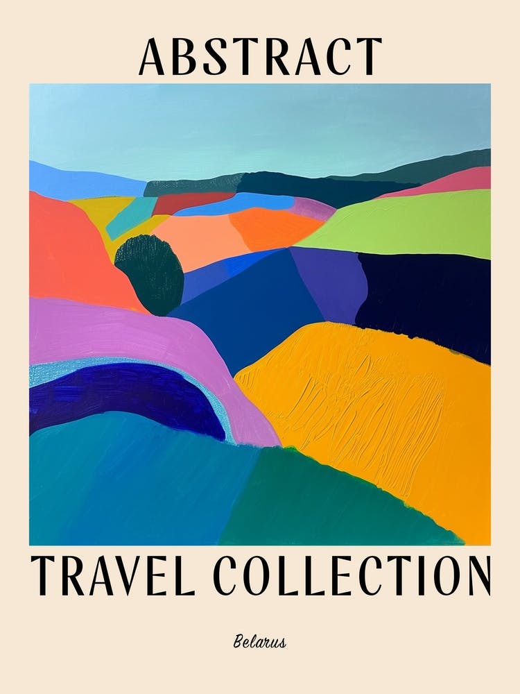 Abstract Travel Collection Poster Belarus 4