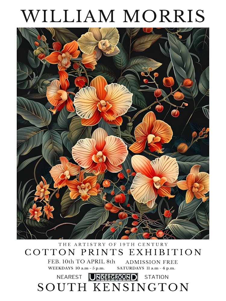 William Morris Cotton Prints Exhibition 92