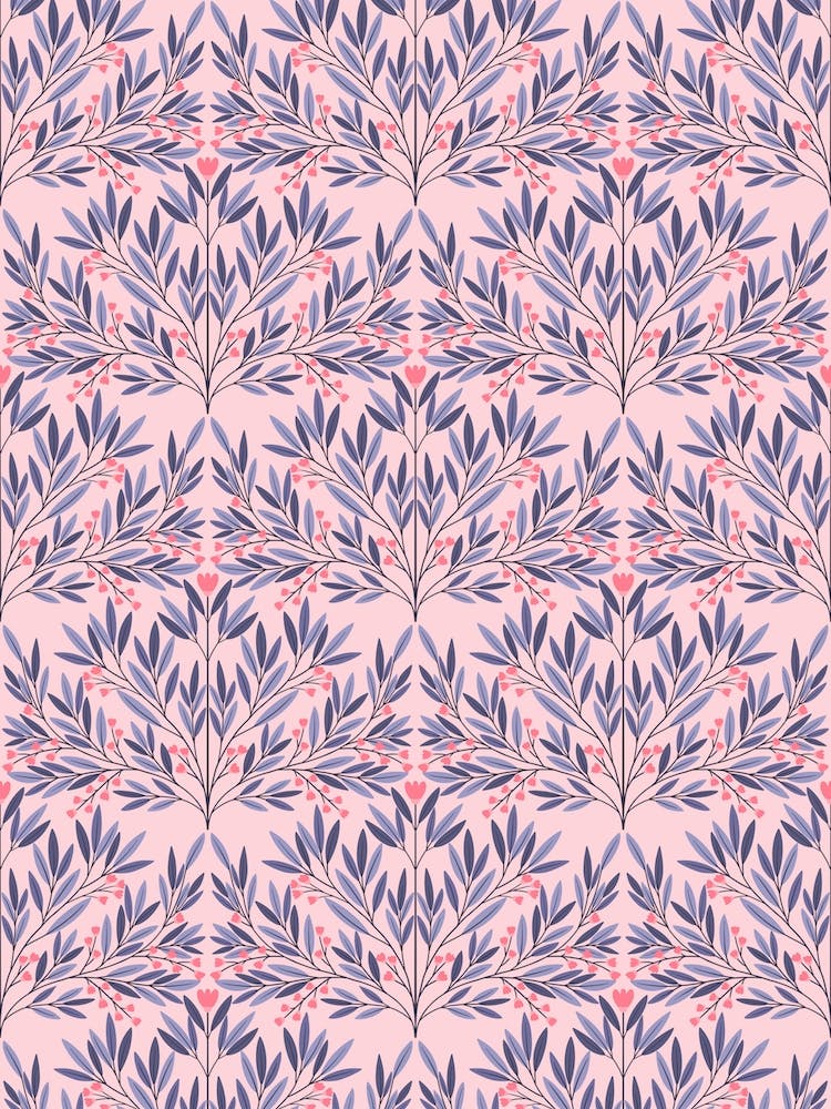 Art Nouveau Floral Rose
