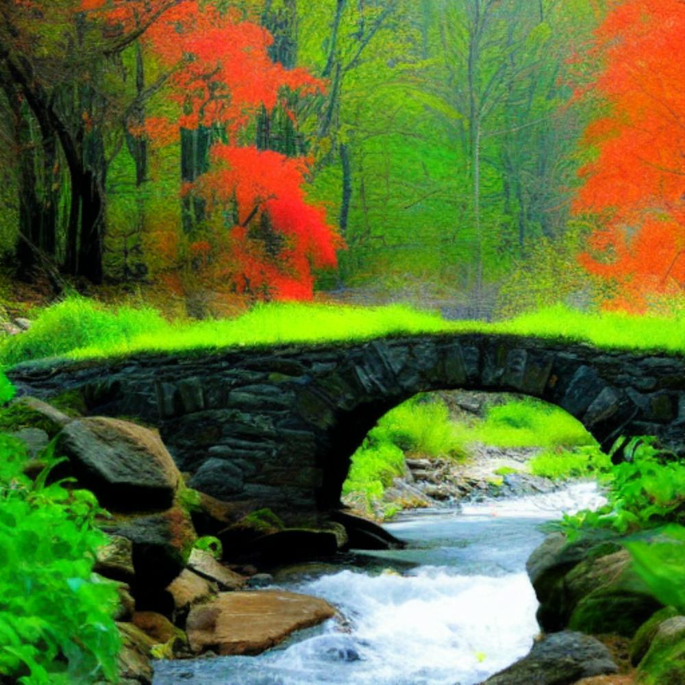 Bridge In The Woods