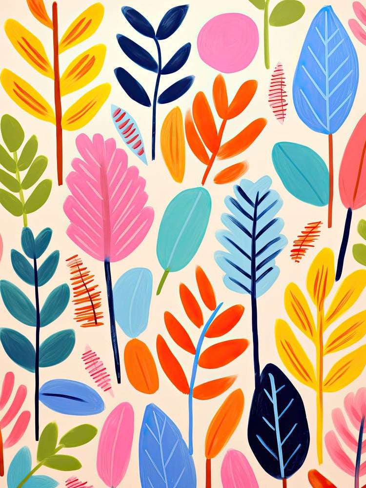 Blooms In Matisse Style Wake