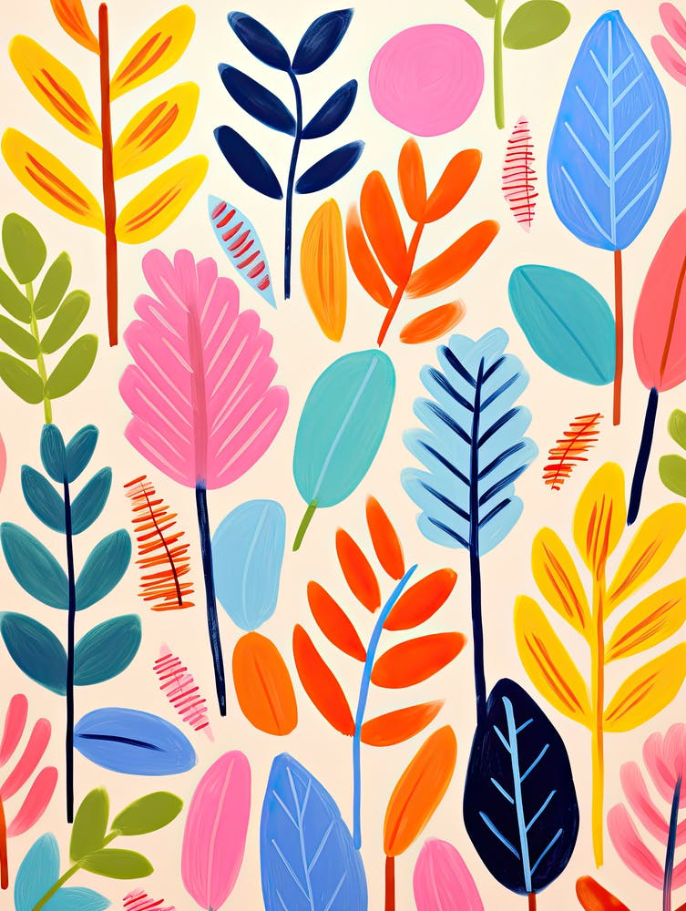 Blooms In Matisse Style Wake