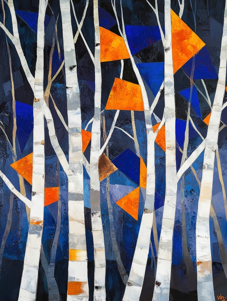 Colorful Trees In The Forest 4