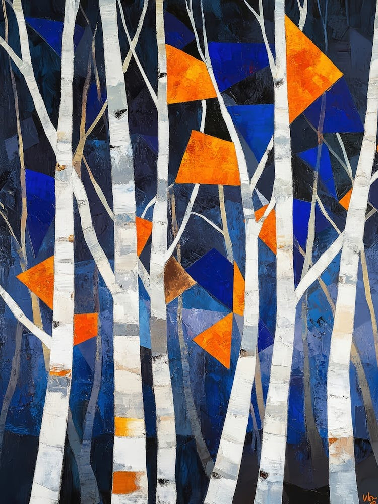 Colorful Trees In The Forest 4