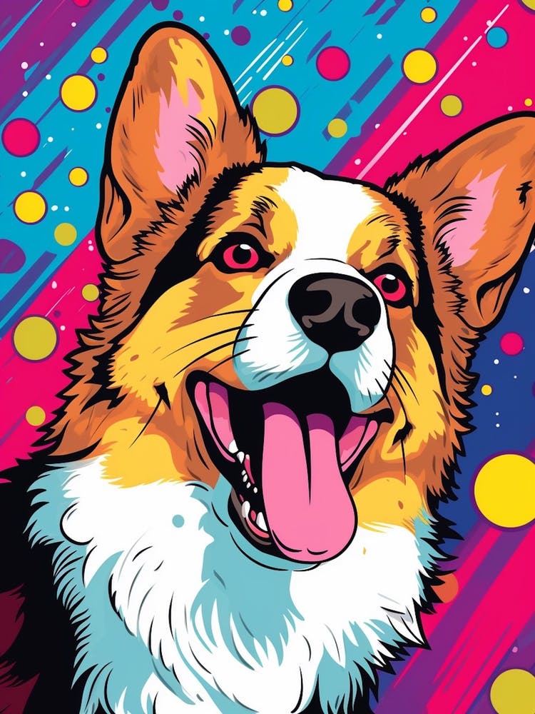 Pop Art Corgi 1
