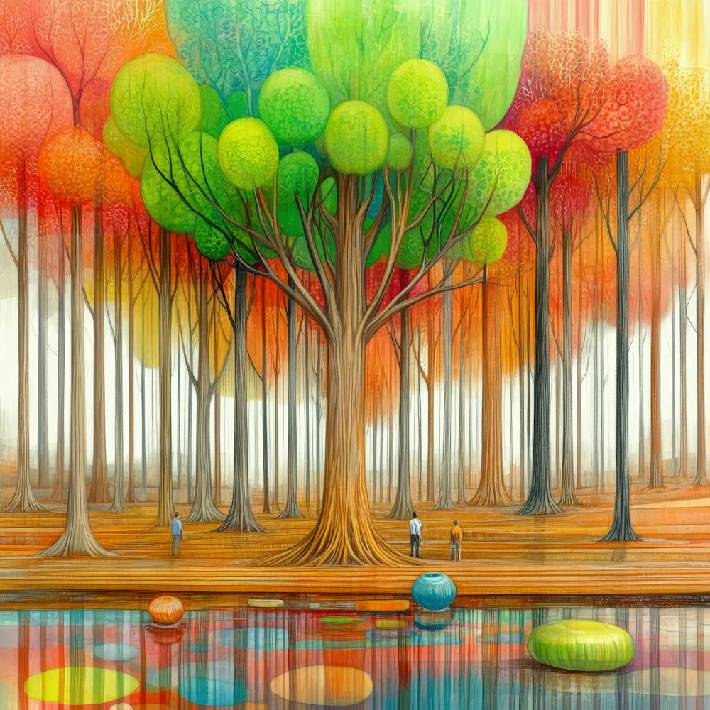 Colorful Trees 9