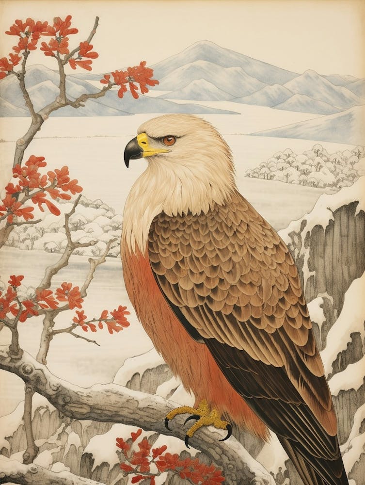 Illustration d'Oiseau Aigle 3