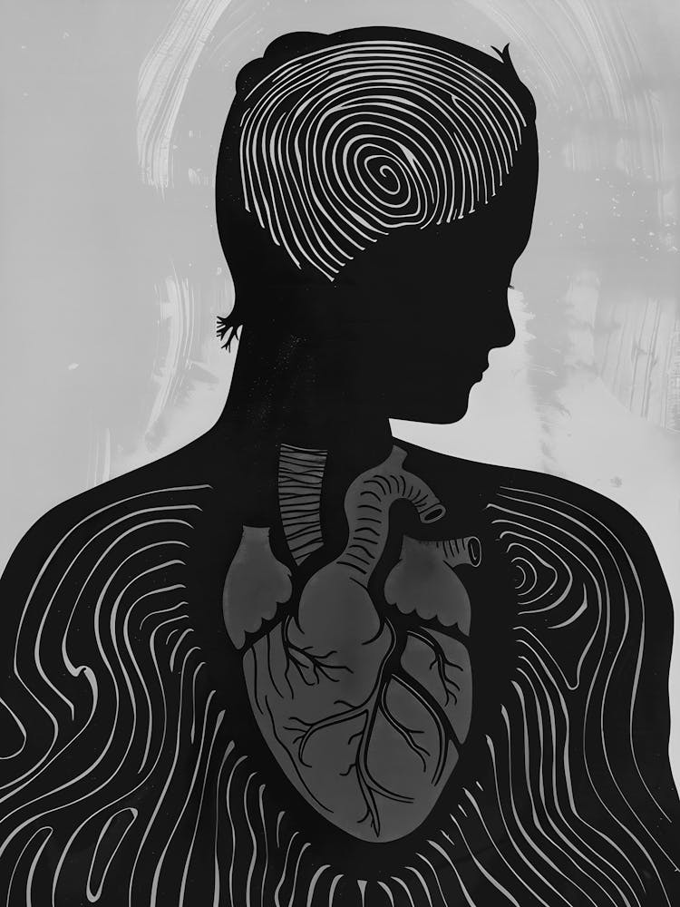 Silhouette Of A Heart