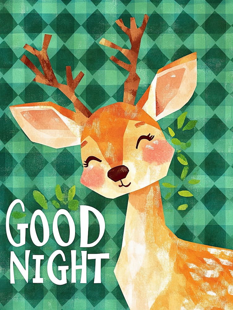 Sleepy Echo Good Night Children S Prints & Kids Posters