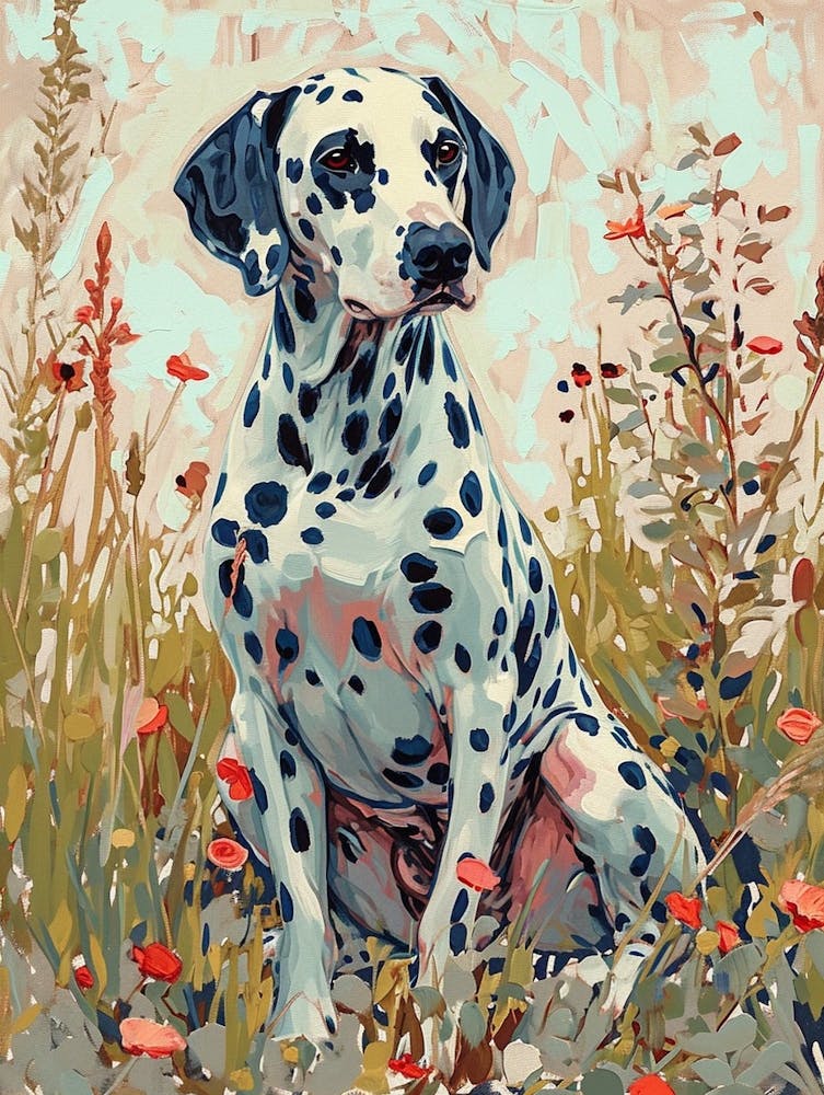 Dalmatian Acrylic Painting 3