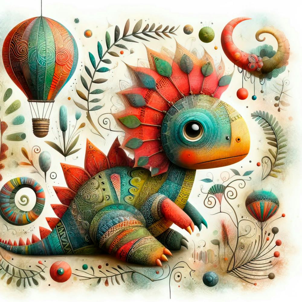 Dinosaurs And Balloons