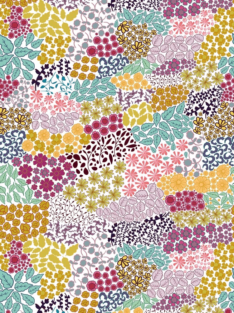 Colorful Retro Ditsy