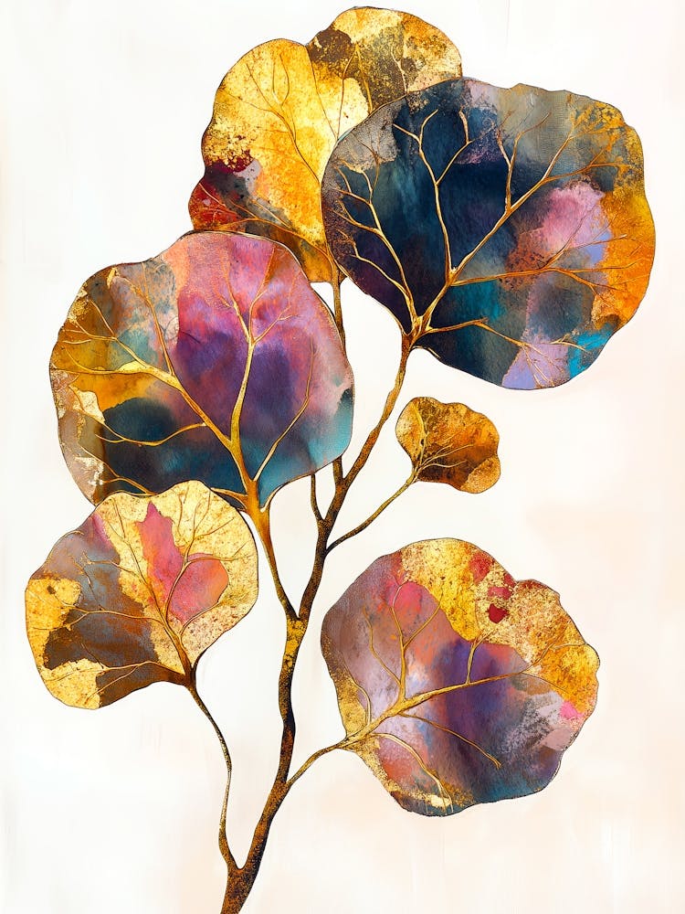 Eucalyptus Leaves nature floral art 2