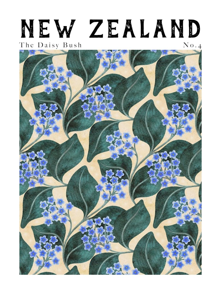 New Zealand Florals | Chatham Island Forget-Me-Not