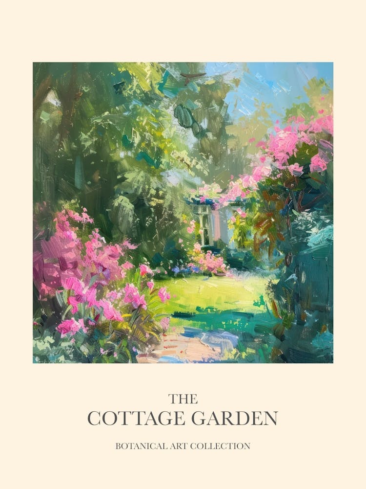 Bauerngarten Poster Englische Oase 4
