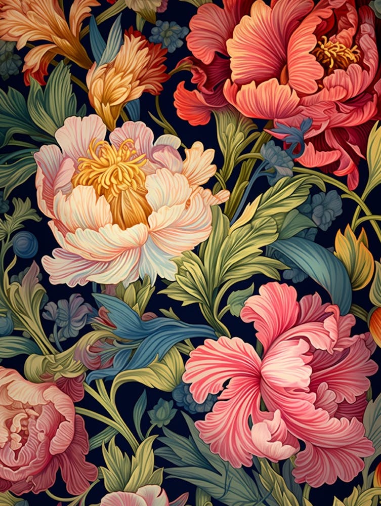 Florale Tapete 28