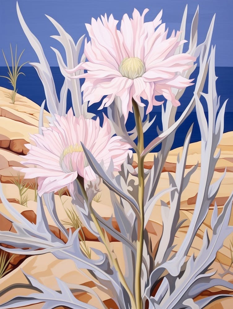 Cornflower 3 Flower Painting