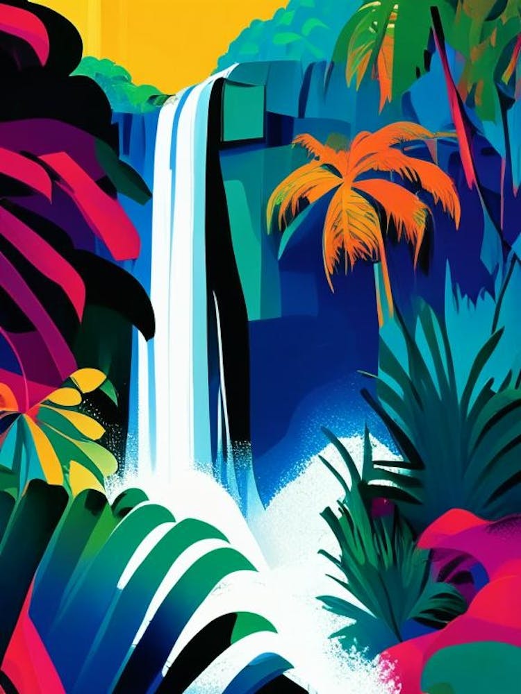 Iguazú Falls National Park Brazil Pop Matisse