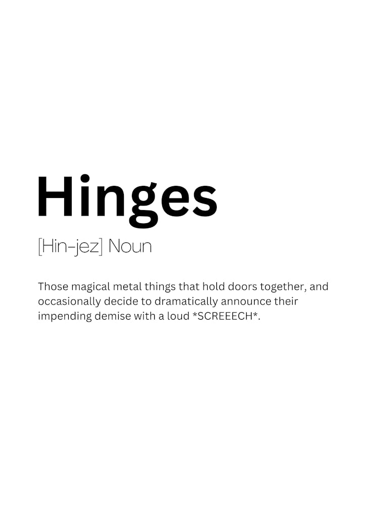 Hinges Definition Meaning