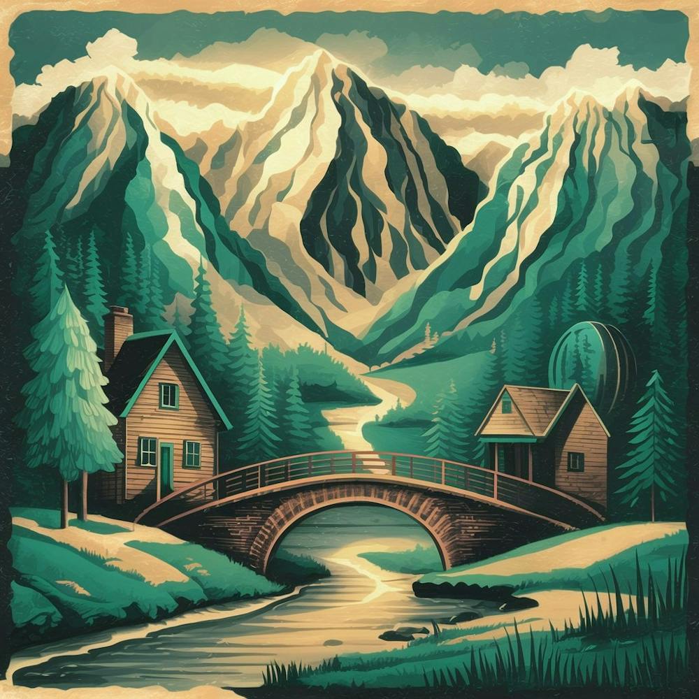 House In The Mountains 1