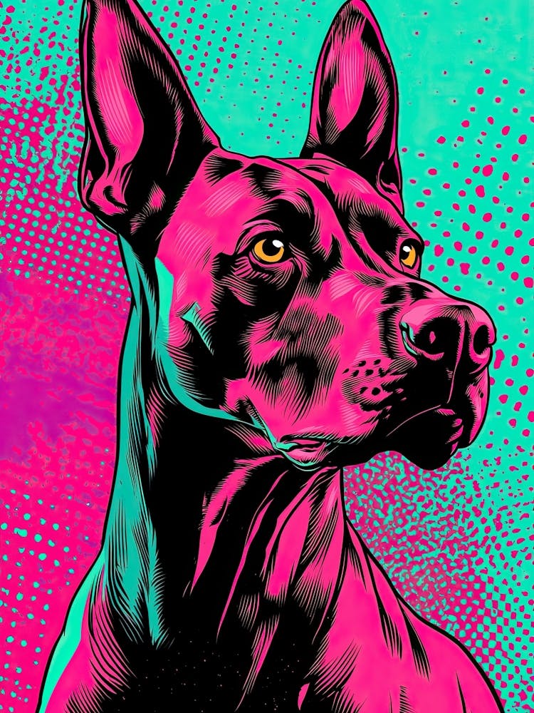 Doberman Pop Art