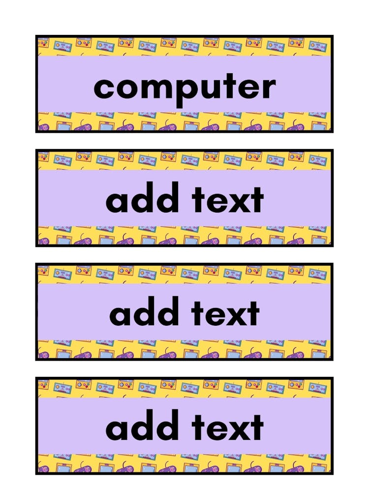 Computer Banners