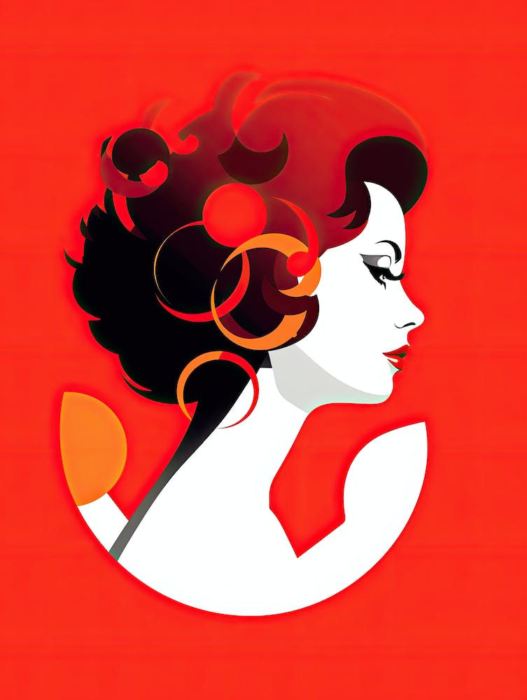 Abstract Euphoria: Celebrating Woman's Vibrance