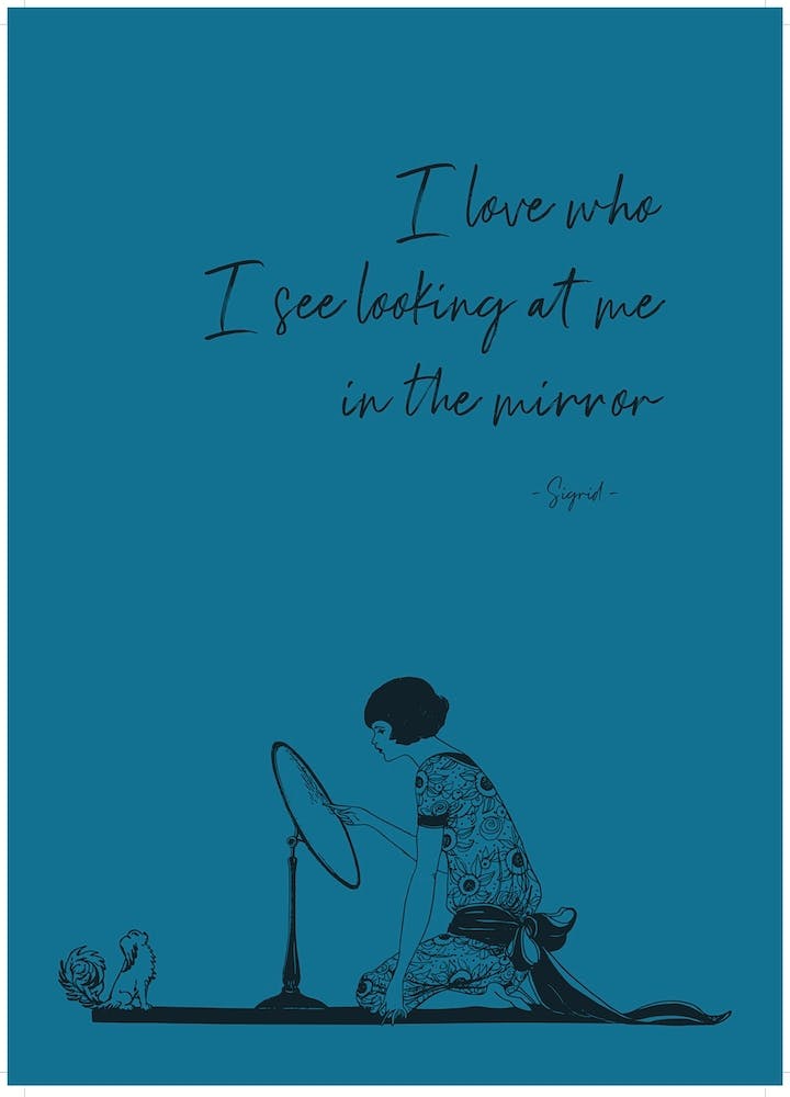 In the Mirror - Blue