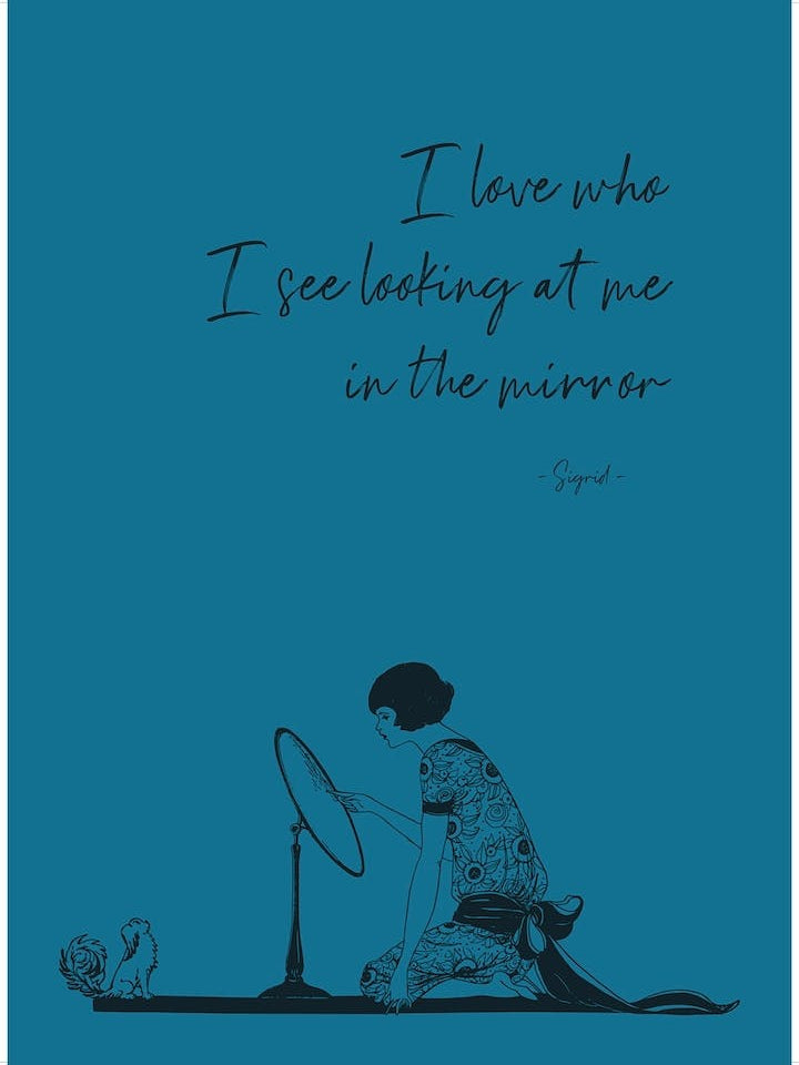 In the Mirror - Blue