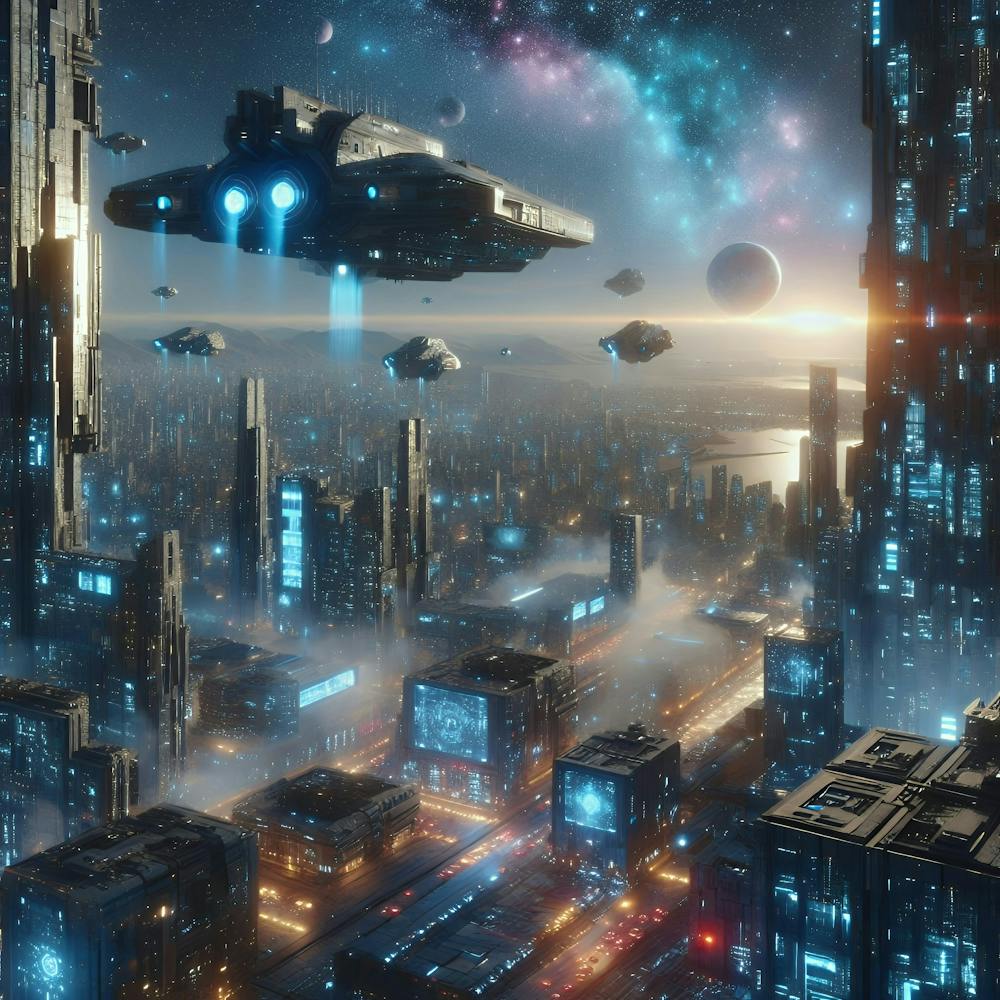 Futuristic Cityscape 7