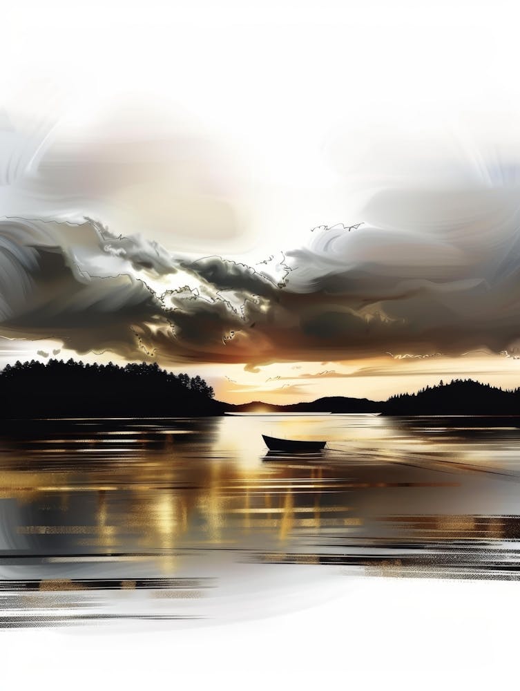 Sunset On The Lake 6