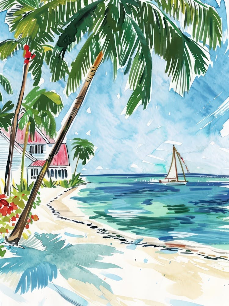 Travel Poster Happy Places Key West 2