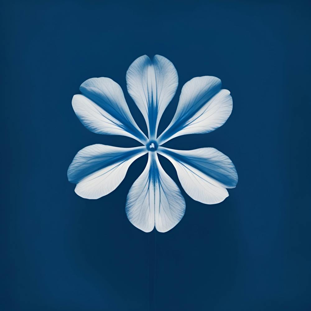 Blue Flower 6
