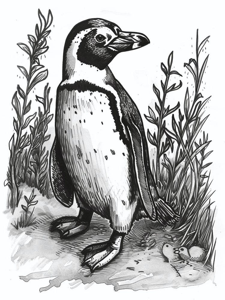 African Penguin Exploring 1