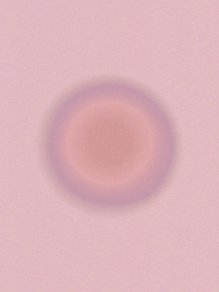 Circle On A Pink Background