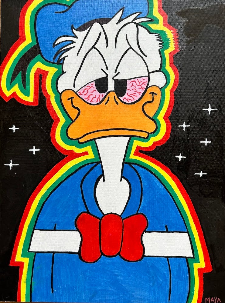 Crazy Donald Duck