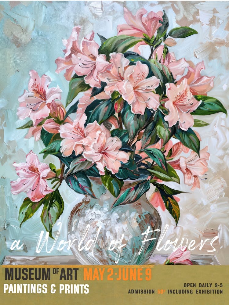 A World Of Flowers, Van Gogh Exhibition Azalea 2
