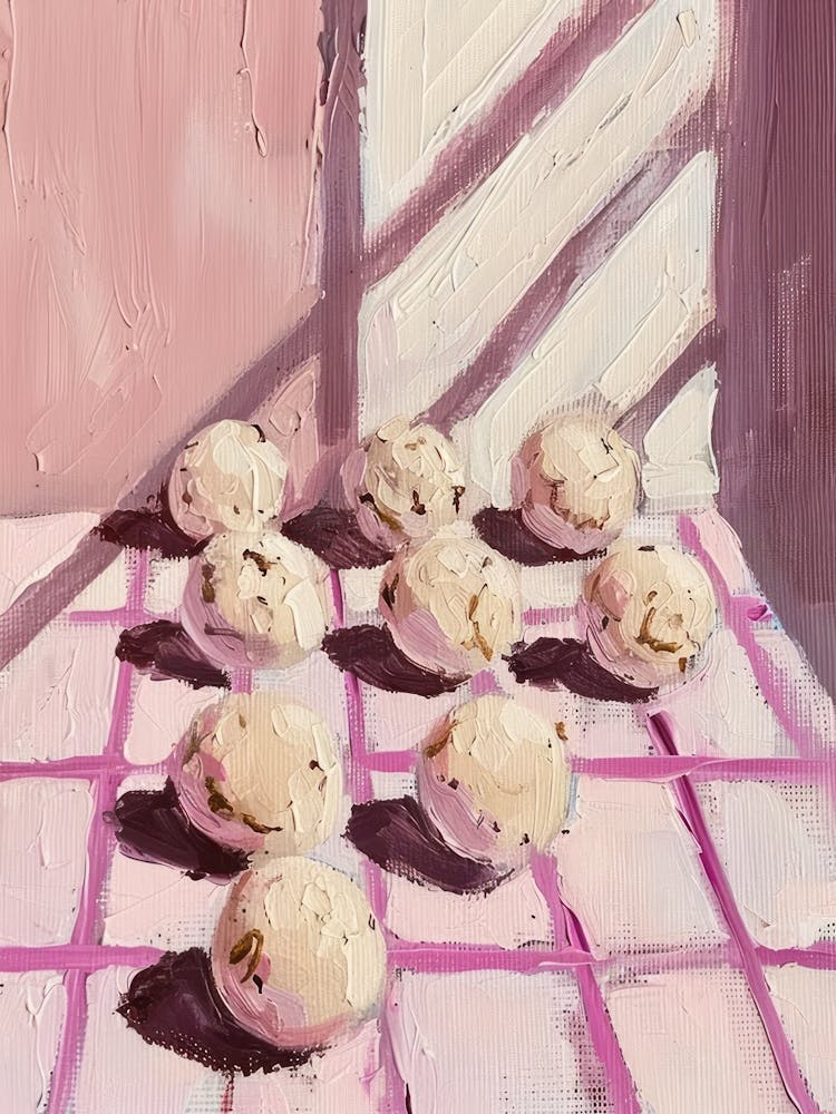 Pink Breakfast Food Energy Balls 2